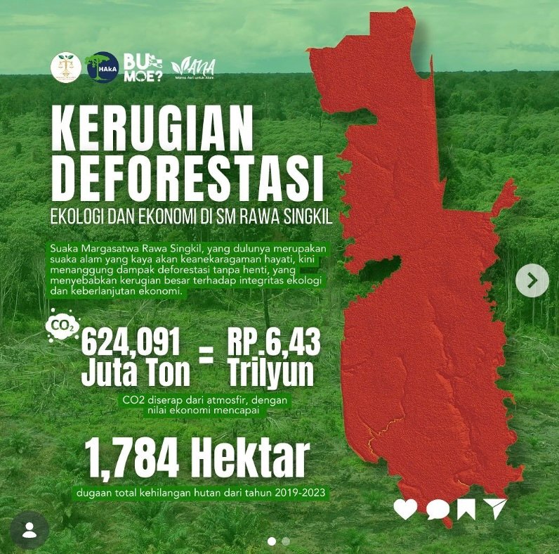 Kampanye Digital untuk Melindungi Suaka Margasatwa Rawa Singkil
